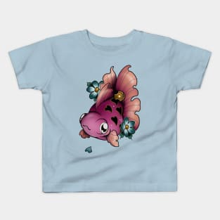 pink fish Kids T-Shirt